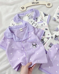 SET 2 BỘ PIJAMA MẶC NHÀ SIÊU XINH – HỌA TIẾT KURUMI CỰC YÊU