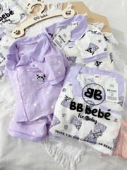 SET 2 BỘ PIJAMA MẶC NHÀ SIÊU XINH – HỌA TIẾT KURUMI CỰC YÊU