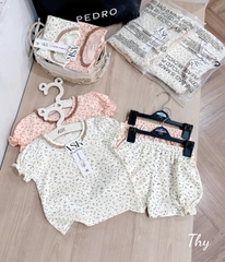 SET 2 BỘ CỘC TAY CỔ NƠ CHO BÉ