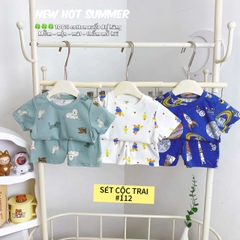 LYNHKIDS_SET 3 BỘ CỘC TAY XUẤT DƯ BÉ TRAI – Mẫu mới nhất 2025