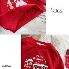 BERNIE_ÁO NOEL ĐỎ 4 HỌA TIẾT NOEL DỄ THƯƠNG CHO BÉ TRAI GÁI