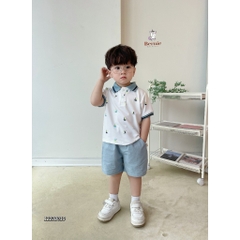 SET POLO THUYỀN CHO BÉ TRAI 10-21Kg