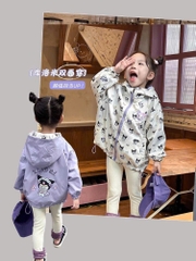ÁO GIÓ KURUMI 2 MẶT BÉ GÁI