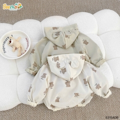 ÁO GIÓ IN TRÀN GẤU DỄ THƯƠNG – MẪU MỚI NHẤT NHÀ BEEMO