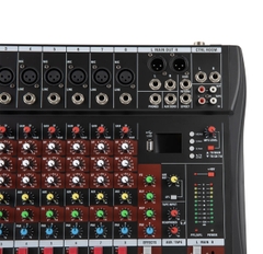 Mixer Pro 8 Channel Bluetooth Studio Audio Hàng Xuất USA