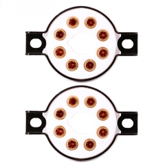 Đế Đèn 8pin Dành Cho 6SN7 6V6 5U4 GZ37 EL34 6550 KT88 6L6 Chân Vàng Cao Cấp