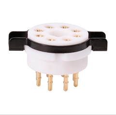 Đế Đèn 8pin Dành Cho 6SN7 6V6 5U4 GZ37 EL34 6550 KT88 6L6 Chân Vàng Cao Cấp