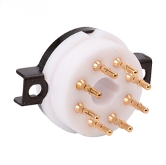 Đế Đèn 8pin Dành Cho 6SN7 6V6 5U4 GZ37 EL34 6550 KT88 6L6 Chân Vàng Cao Cấp