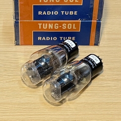 Matche Pair Tung-Sol 6B4G Tube Hanging Black Plate Foil Getter Tested 100%