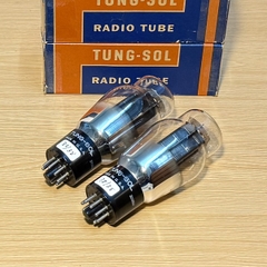 Matche Pair Tung-Sol 6B4G Tube Hanging Black Plate Foil Getter Tested 100%