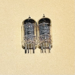 Brimar 12AX7 Black Plate Orange Label Valve Tube Eq ECC83 CV492