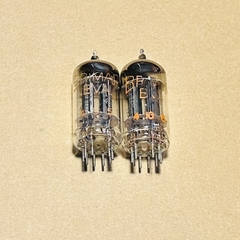 Brimar 12AX7 Black Plate Orange Label Valve Tube Eq ECC83 CV492