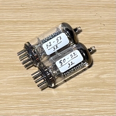 Pair Telefunken ECC83 Đáy Kim Cương. Tấm Trơn Mịn Đã Được Kiểm Tra 100% TV7