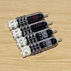 Đầu Cắm RCA Không Cần Hàn Bằng Bạc Nguyên Chất Johnson Audio