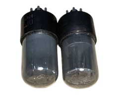 2x RCA 6SN7 GT Black Glass Preamp Tubes Test Strong