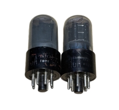 2x RCA 6SN7 GT Black Glass Preamp Tubes Test Strong