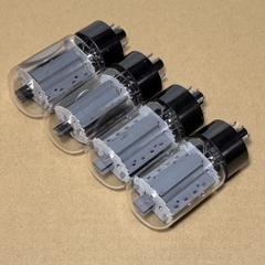4x Ống Công Suất GE 6L6GC OO Getter Bộ Ghép Phù Hợp