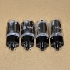 4x Ống Công Suất GE 6L6GC OO Getter Bộ Ghép Phù Hợp