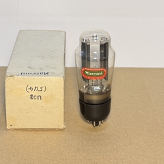 1Pc Marconi U52 5U4G Black Base Cup Getter Opened - never used
