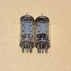 2pc Siemens ECC82 12AU7 Long Plate vacuum tube test strong