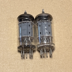 Tube Telefunken ECC82 / 12AU7 - Base Diamant Longue Plaque - Testé Fort Comme Du NOS