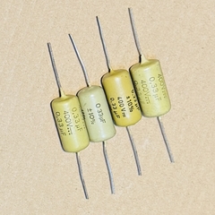 1Pcs Mullard Mustard Capacitor 0.33uF 330nF ± 10% 400VDC Classic