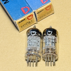 Pair Mullard ECC82 12AU7 Halo Getter Valve Tube New In Box (V22)