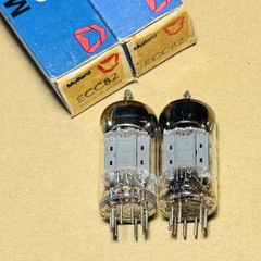 Pair Mullard ECC82 12AU7 Halo Getter Valve Tube New In Box (V22)