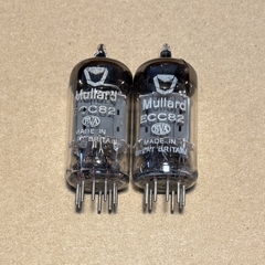 2x Mullard ECC82 / 12AU7 Valve Tube Made In Uk