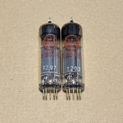 1Pair Valvo E80CC 12AU7 6085 Gold Pin Halo Getter Vacuum Tube (D2)