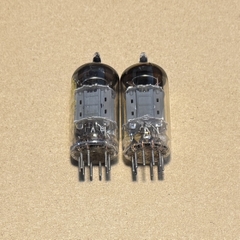 2pc Mullard ECC82 Logo Yellow O Getter 12AU7 Valves Tube