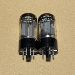 2Pc Amperex GZ34 5AR4 Tube DD Getter Code F31 X9E & X9C Holland