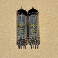 1Pcs Mullard EZ81 U709 Yellow Logo Tube D Getter TV7 Test Strong