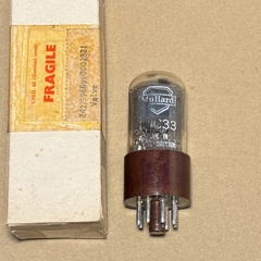 1x ECC33 Brown Base D Getter Used Mullard Valve Tubes
