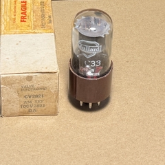 1x ECC33 Brown Base D Getter Used Mullard Valve Tubes