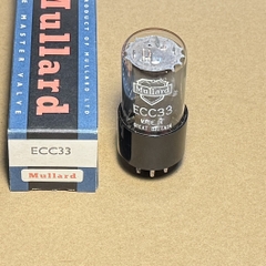 1x Mullard ECC33 Black Base Valve Tubes 1957 Eq B65 6SN7GT ECC32 CV181 (Code 5k2 B6H4)