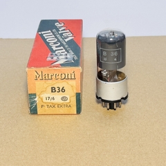One, New In Box, Marconi B36 Cup Getter Metal Base, Fits 12SN7GT