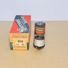 One, New In Box, Marconi B36 Cup Getter Metal Base, Fits 12SN7GT