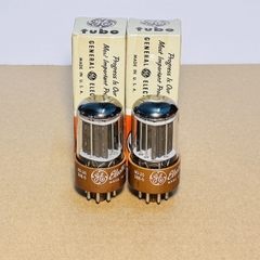 Two, New In Box, RCA GE 5692 Brown Base 3mica Pair Matching 6SN7GT
