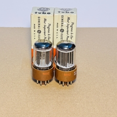 Two, New In Box, RCA GE 5692 Brown Base 3mica Pair Matching 6SN7GT