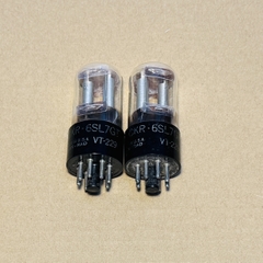 2Pcs 6SL7GT Ken-Rad Silver Plate Valve Tube Eq ECC35 (Nos)
