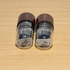 Fivre 6SN7GT Black Plate Brown Base Valve Tube Eq B65 CV181 ECC32