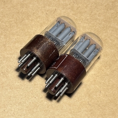 Bóng Đèn CV1985 Brimar. 6SL7GT ECC35 Tấm Mầu Xám Cùng Mã Ngày 1952 Rất Hiếm