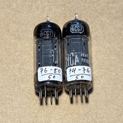 Bóng Đèn RCA 6CG7. Tube 6CG7 RCA Tấm Đen ( D getter ) Tested Rất Mạnh