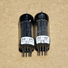 1Pair RCA 6CG7 Black Plate D getter TV7 Test Strong. Bóng Đèn 6CG7 RCA
