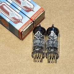 Bóng Đèn Telefunken E288CC. Matched pair Telefunken E288CC 8223 Tubes Nos