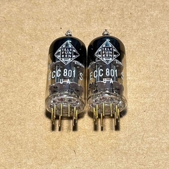 2Pcs ECC801S Telefunken. Tube Telefunken ECC801S ECC81 Gold Pin NOS NIB