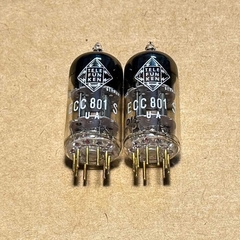 2Pcs ECC801S Telefunken. Tube Telefunken ECC801S ECC81 Gold Pin NOS NIB
