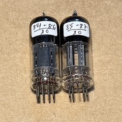 2Pcs Brimar 12BH7 CV5042 Long Plat Black Plate Tested TV7. Bóng Đèn Brimar 12BH7 CV5042.