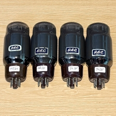 4Pcs GEC KT66 Tube Black Glass Tested Strong